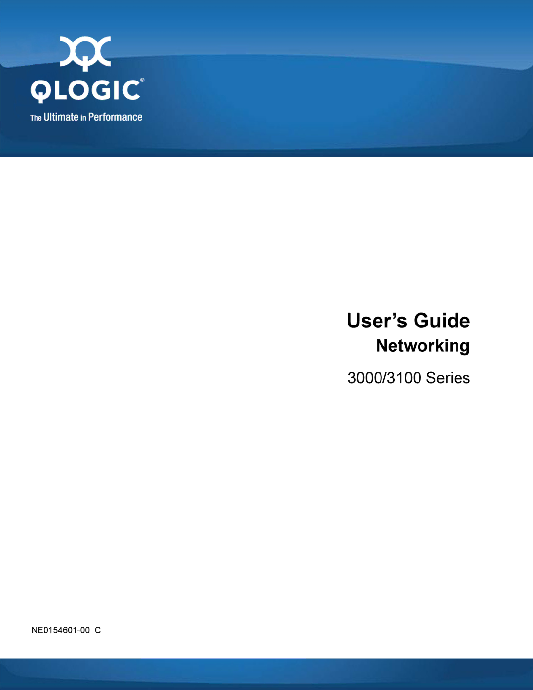 Q-Logic 3000, 3100 manual User’s Guide 