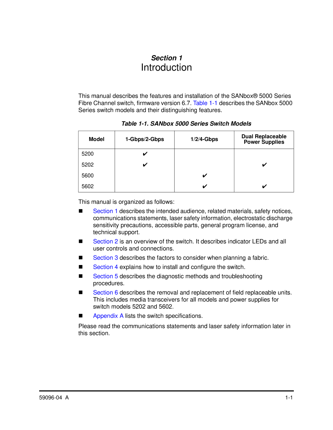 Q-Logic 5000 manual Introduction 