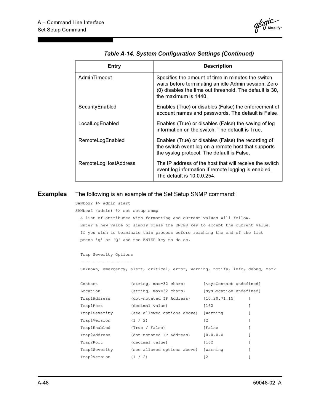 Q-Logic 59048-02 A manual This process before reaching the end of the list 