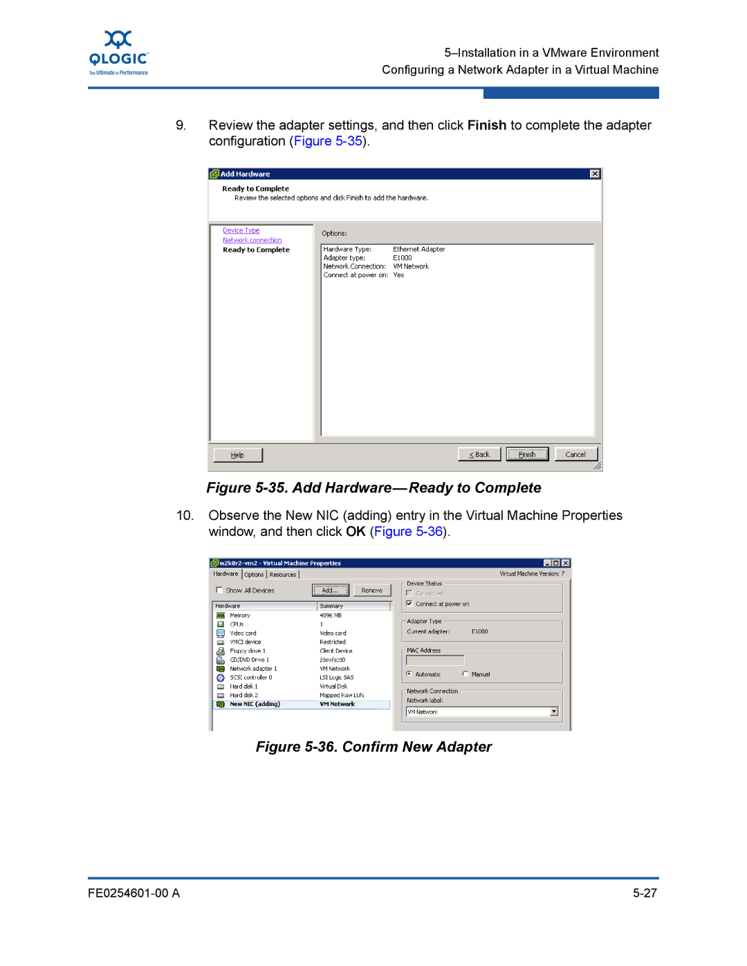 Q-Logic 8100 SERIES manual Add Hardware-Ready to Complete 