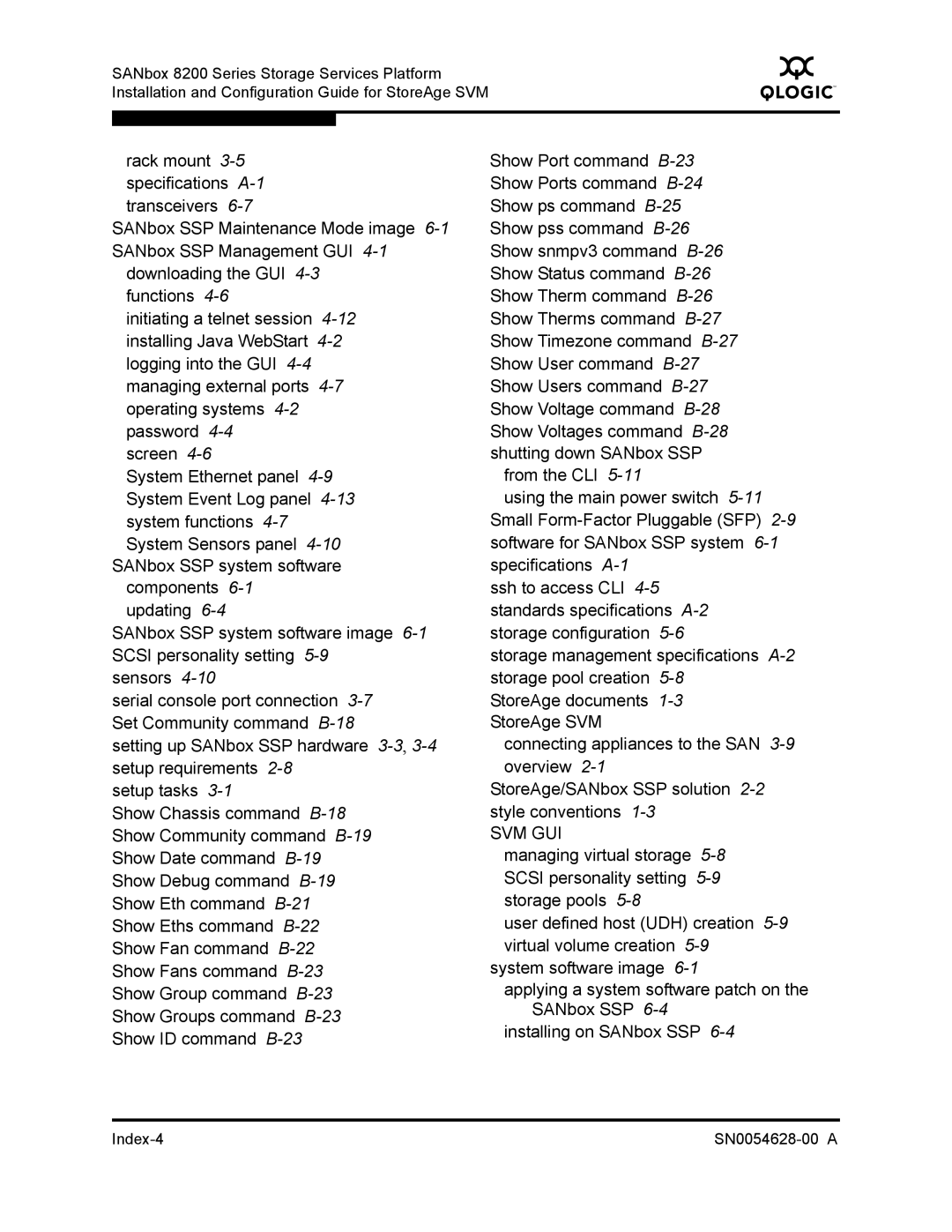 Q-Logic 8200 SERIES manual Svm Gui 