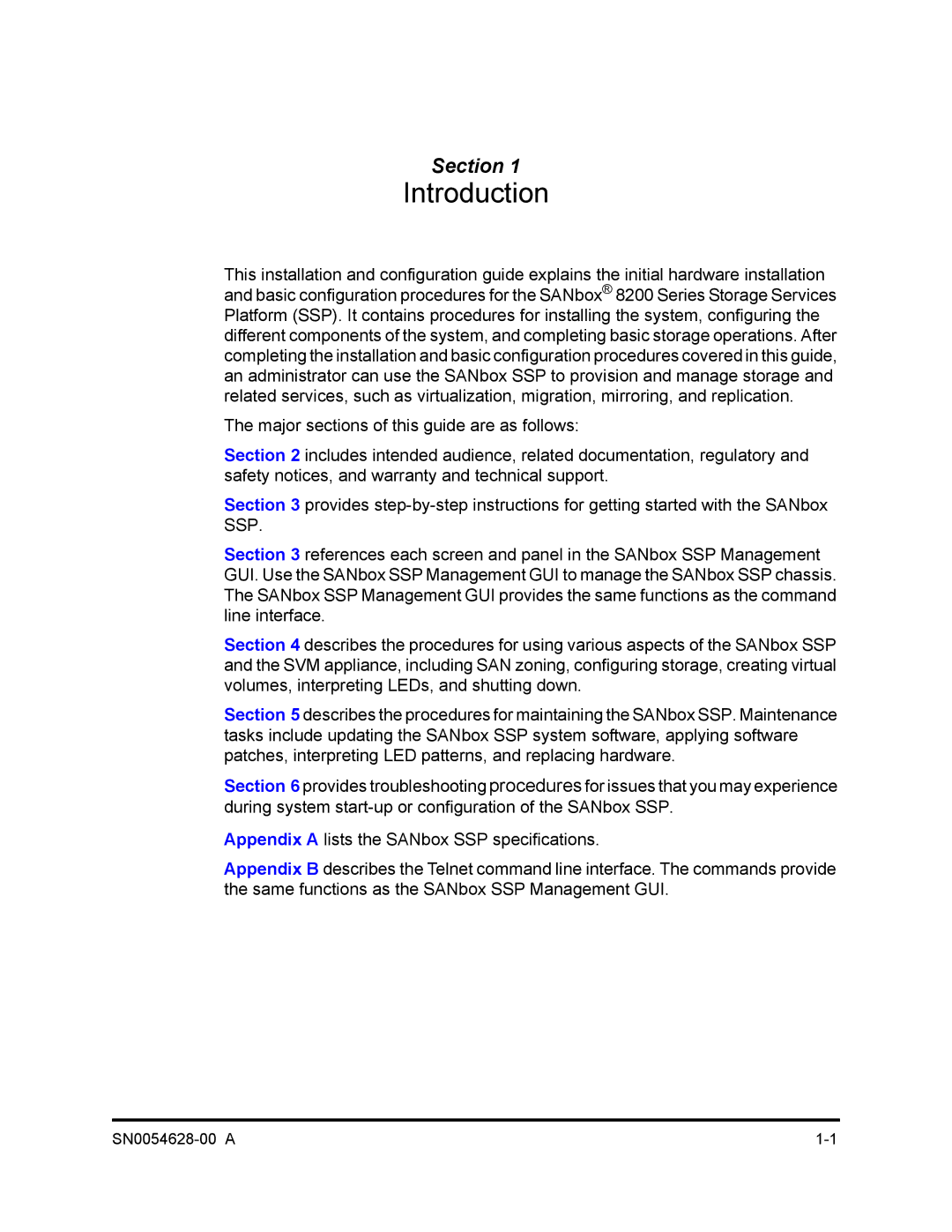 Q-Logic 8200 SERIES manual Introduction 