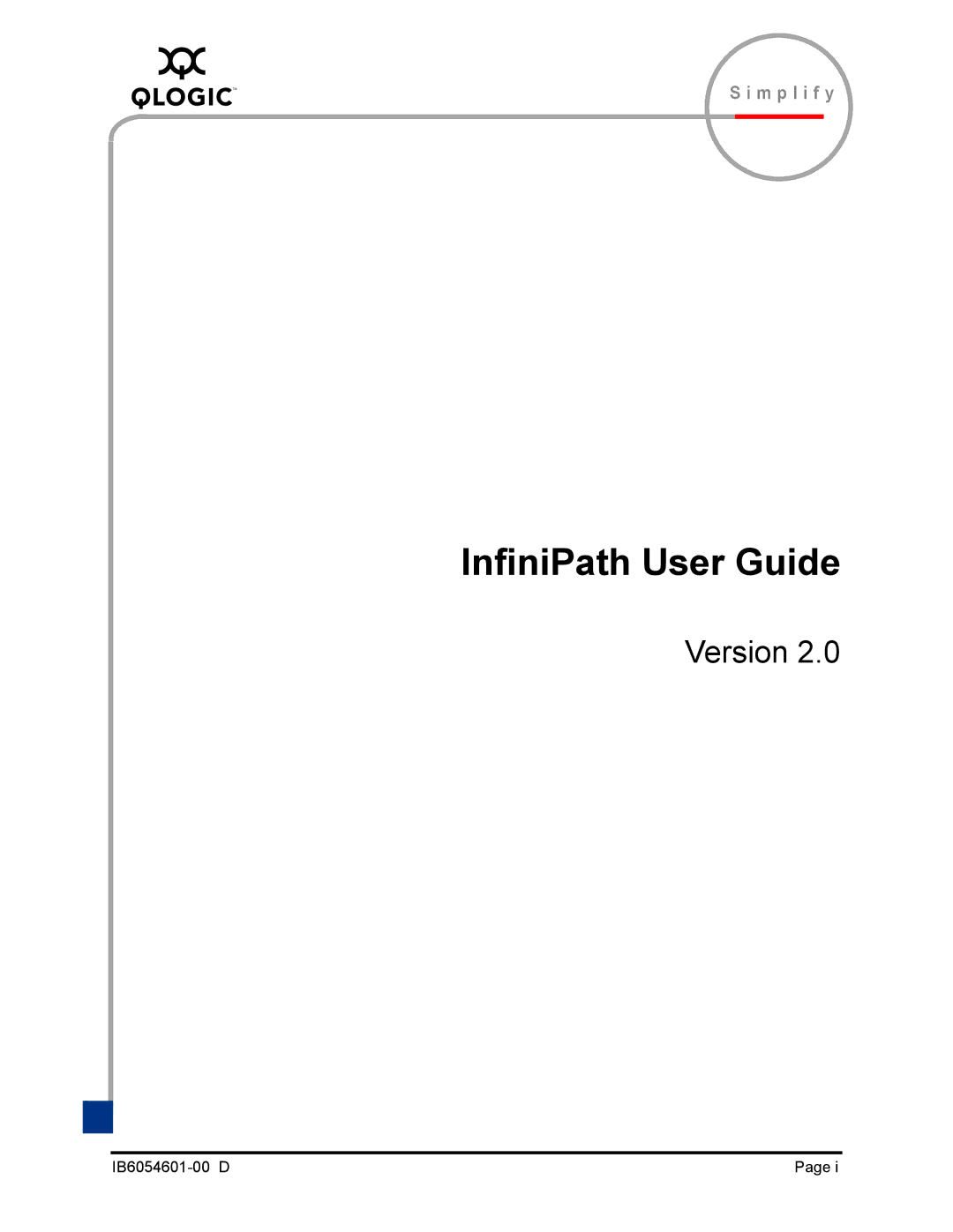 Q-Logic IB6054601-00 D manual InfiniPath User Guide 