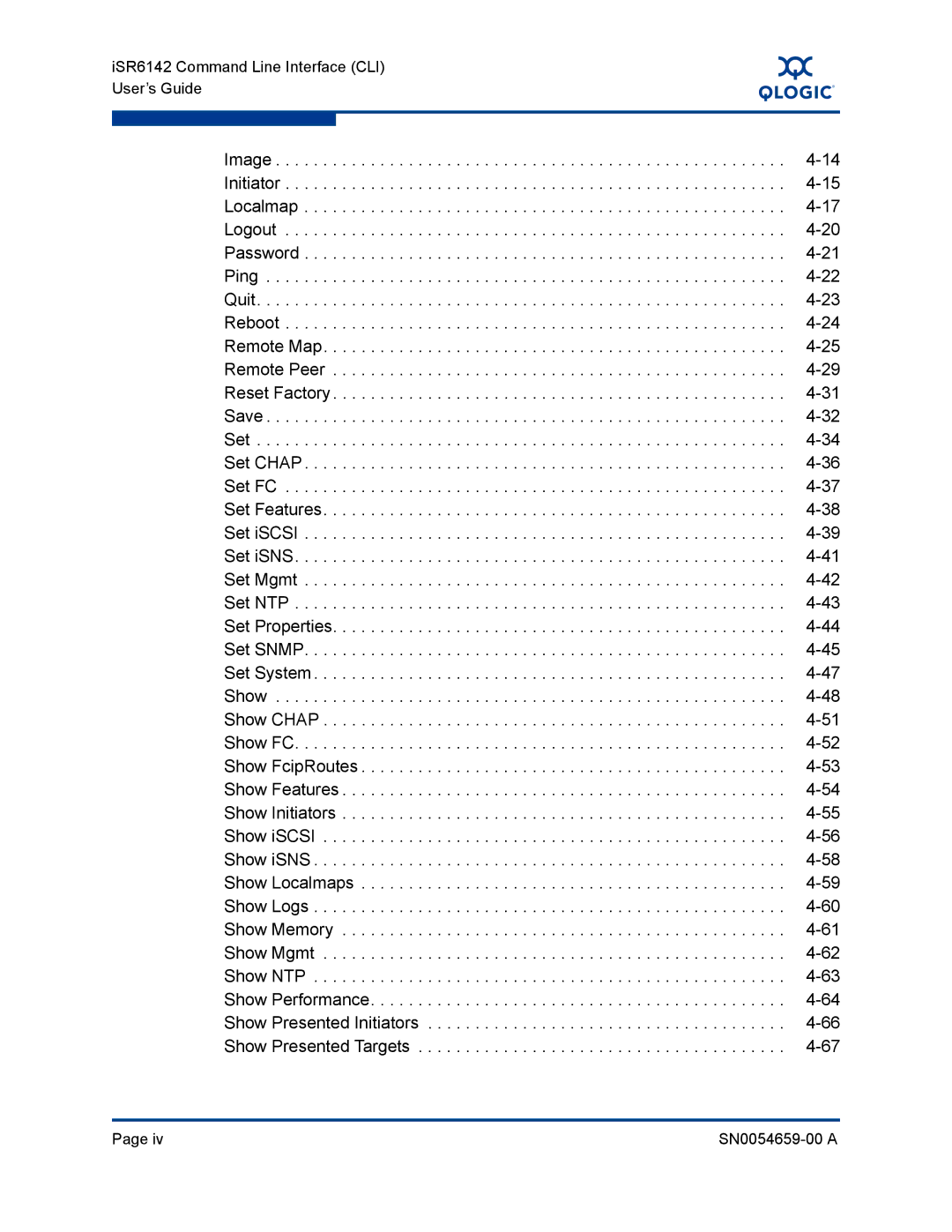 Q-Logic manual ISR6142 Command Line Interface CLI User’s Guide 