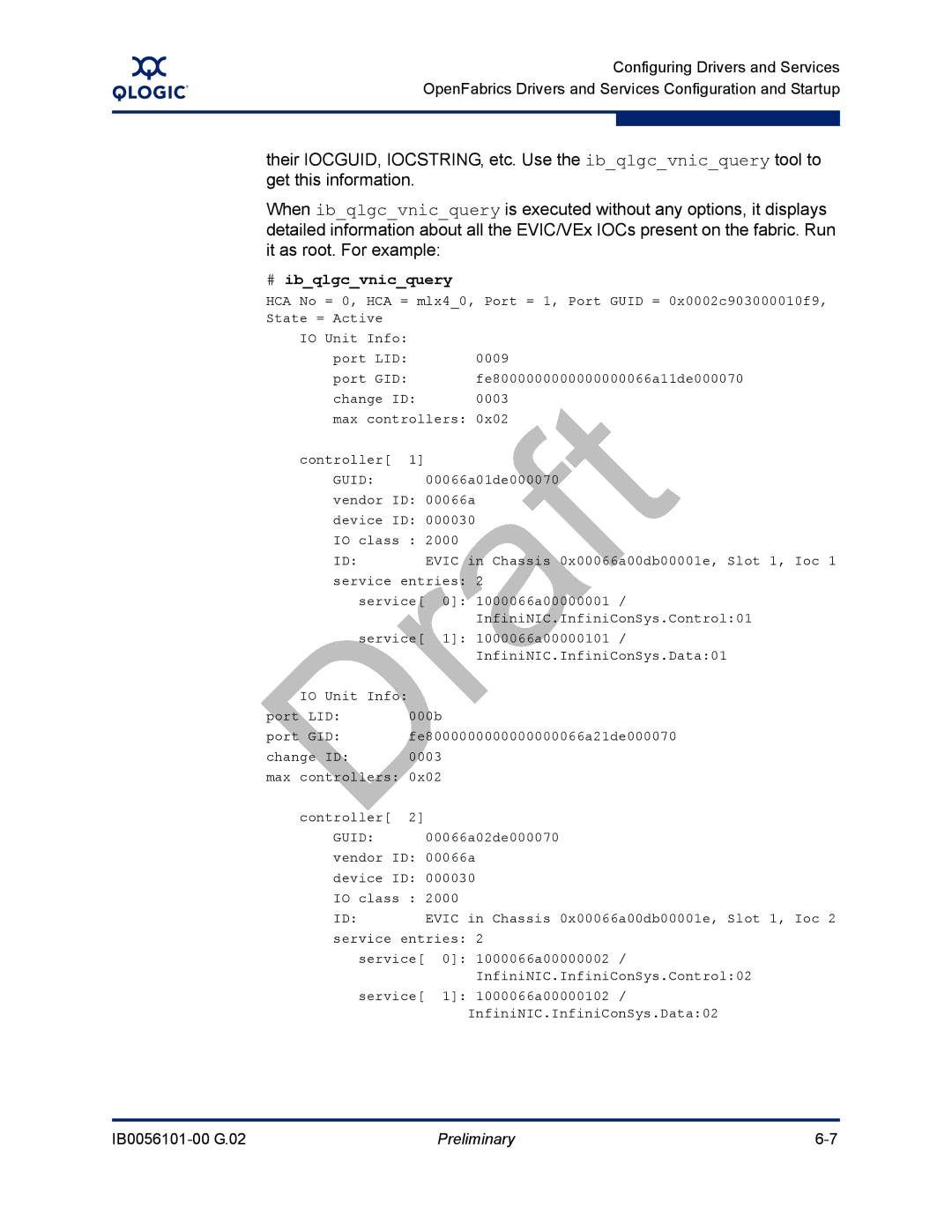 Q-Logic IB0056101-00 G.02, OFED manual # ibqlgcvnicquery 