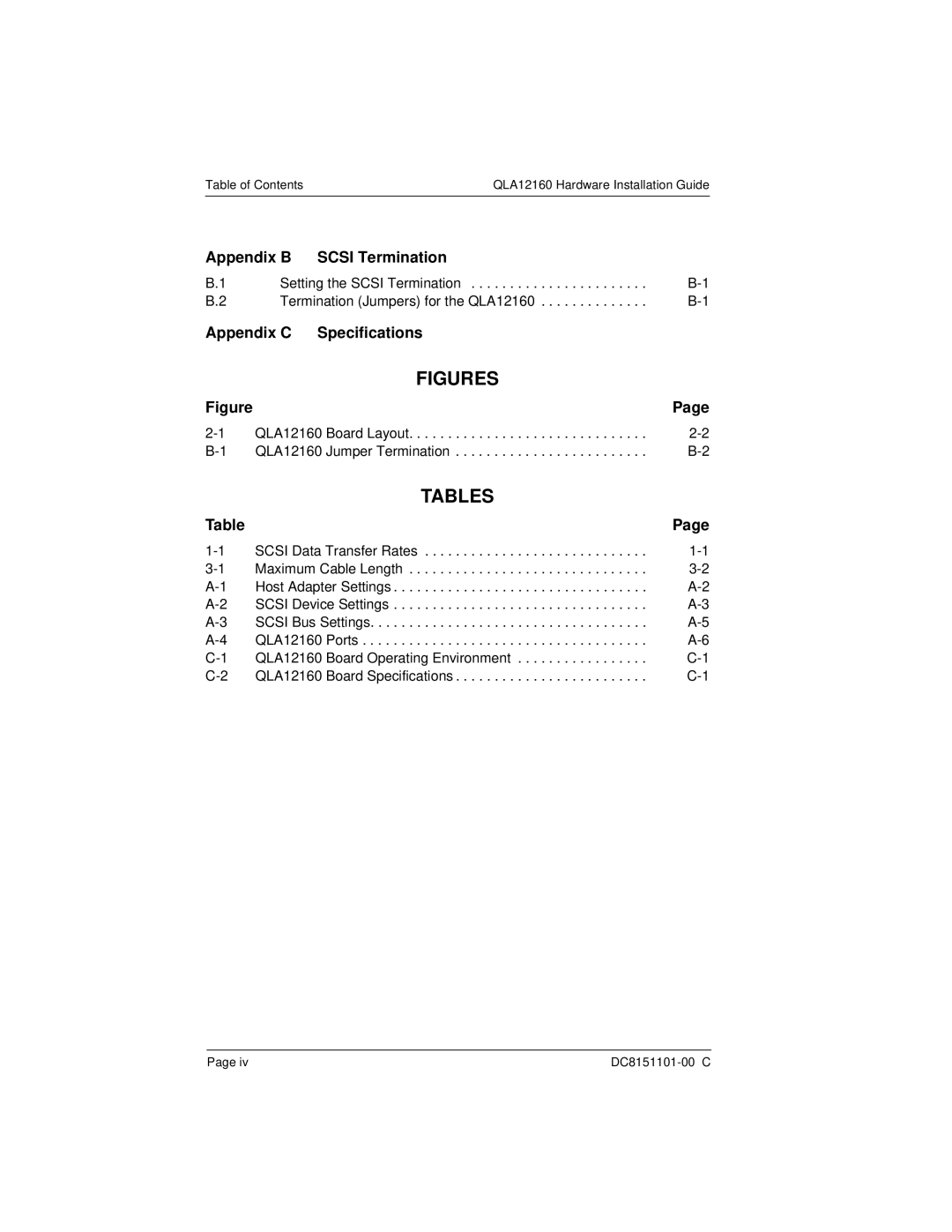 Q-Logic QLA12160 manual Figures 