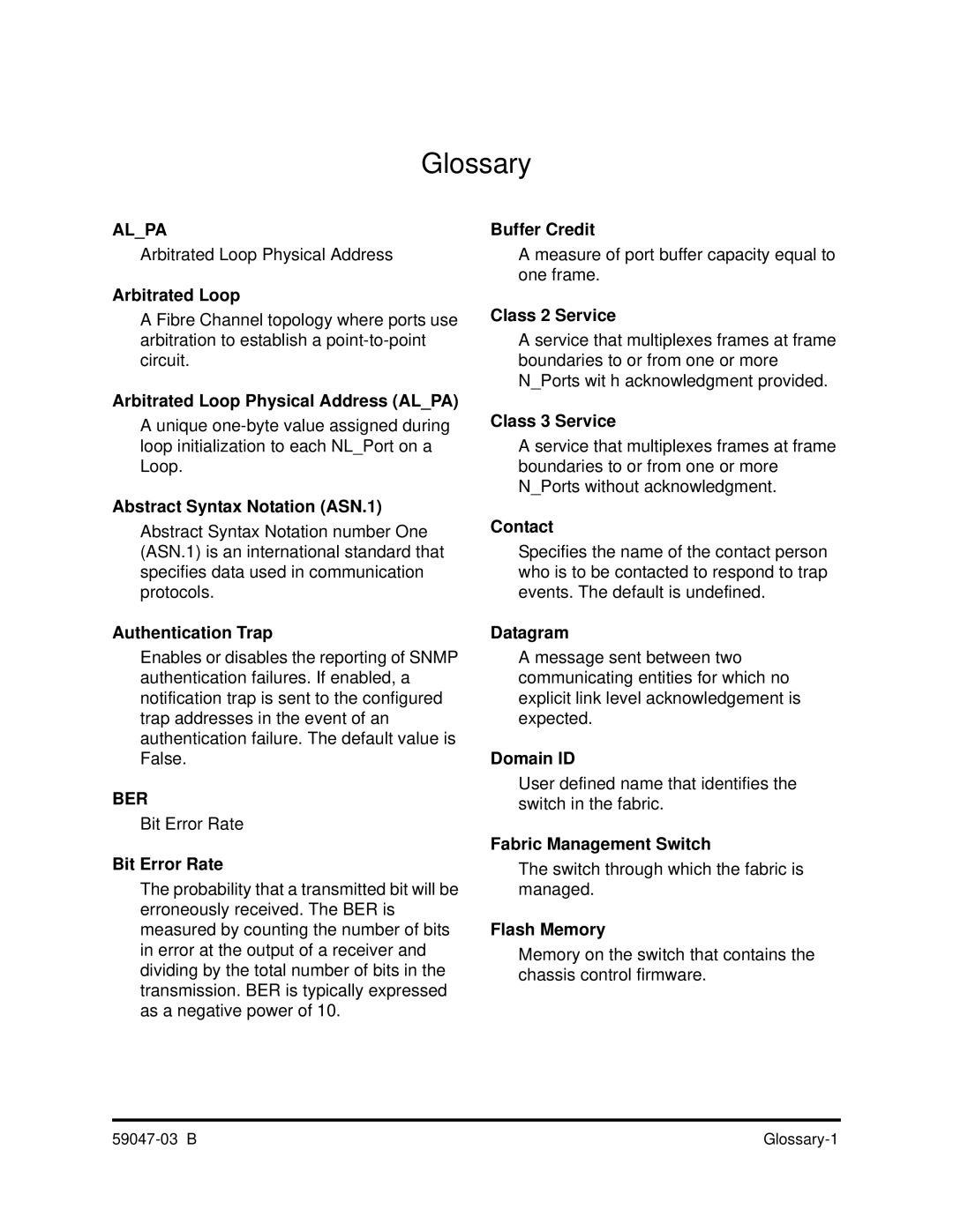 Q-Logic SANBOX2 manual Glossary 