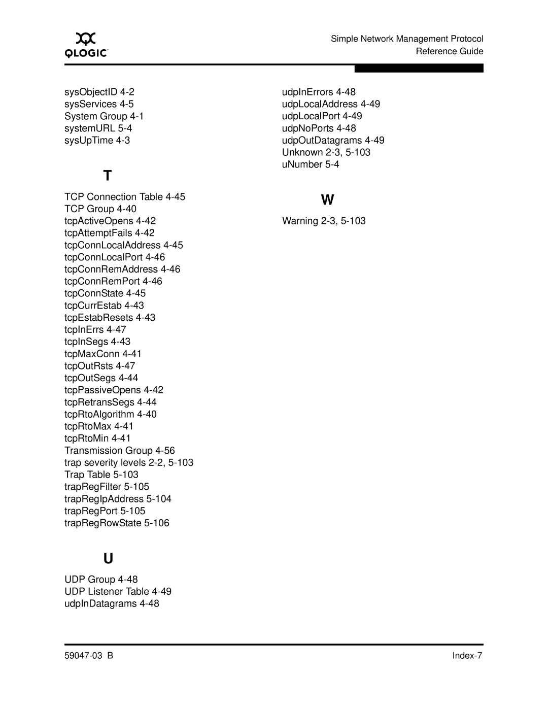 Q-Logic SANBOX2 manual Unknown 2-3,5-103 