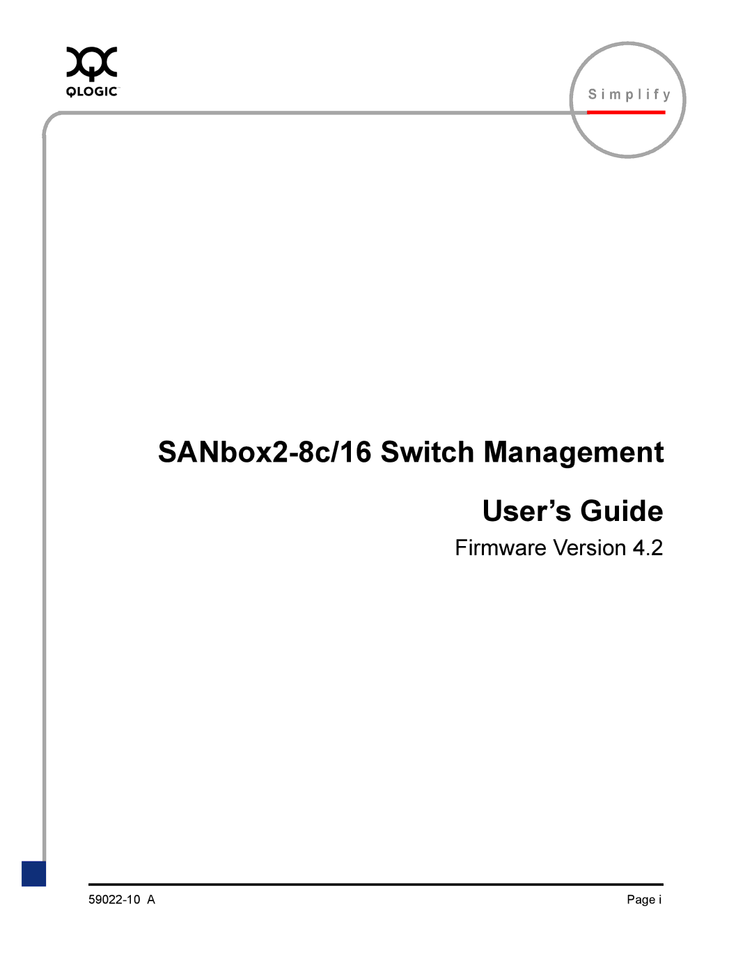 Q-Logic SANBOX2-8C/16 manual SANbox2-8c/16 Switch Management User’s Guide 