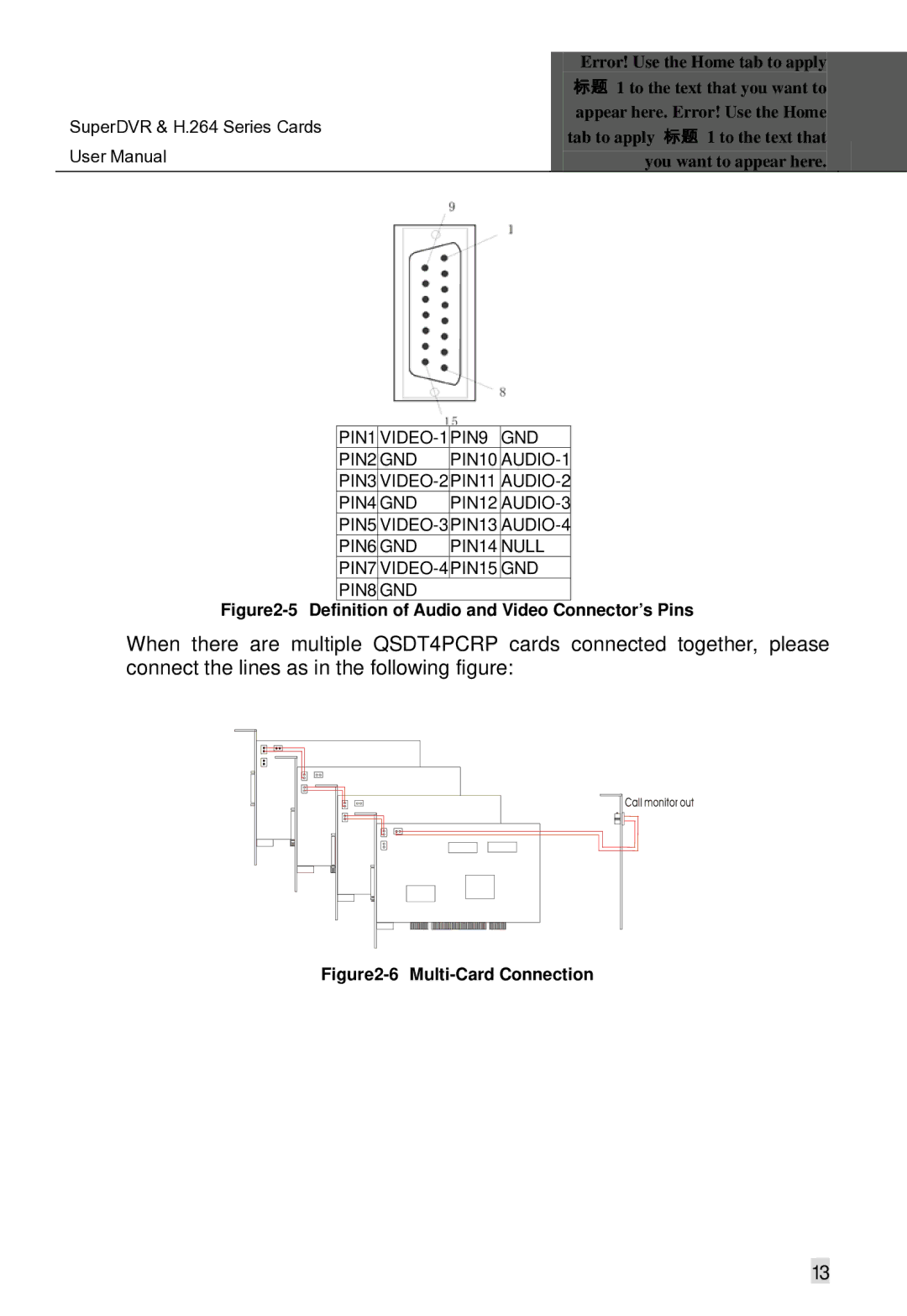 Q-See Computer Hardware manual Definition of Audio and Video 