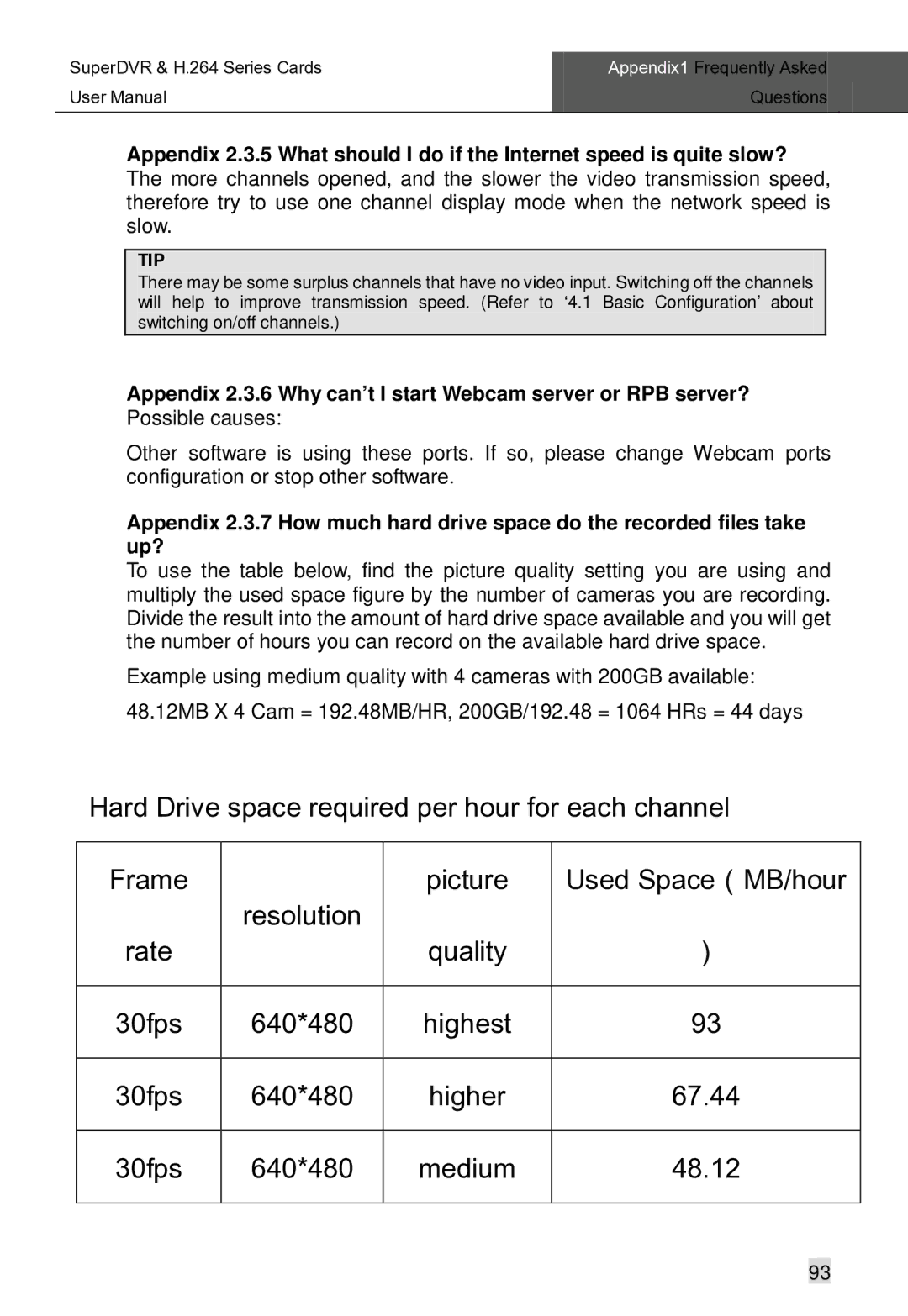 Q-See Computer Hardware manual Tip 