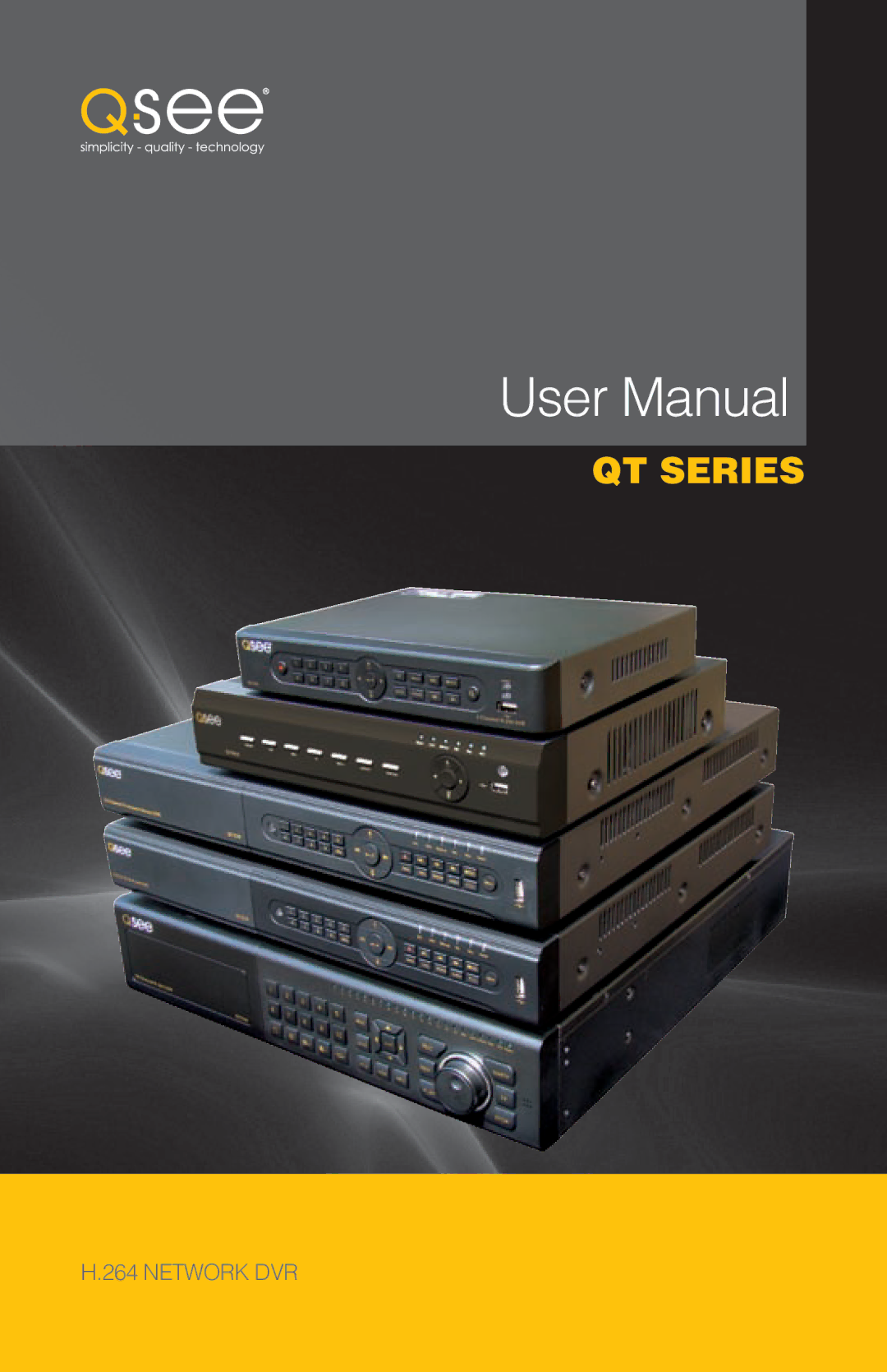 Q-See H264 user manual QT Series 