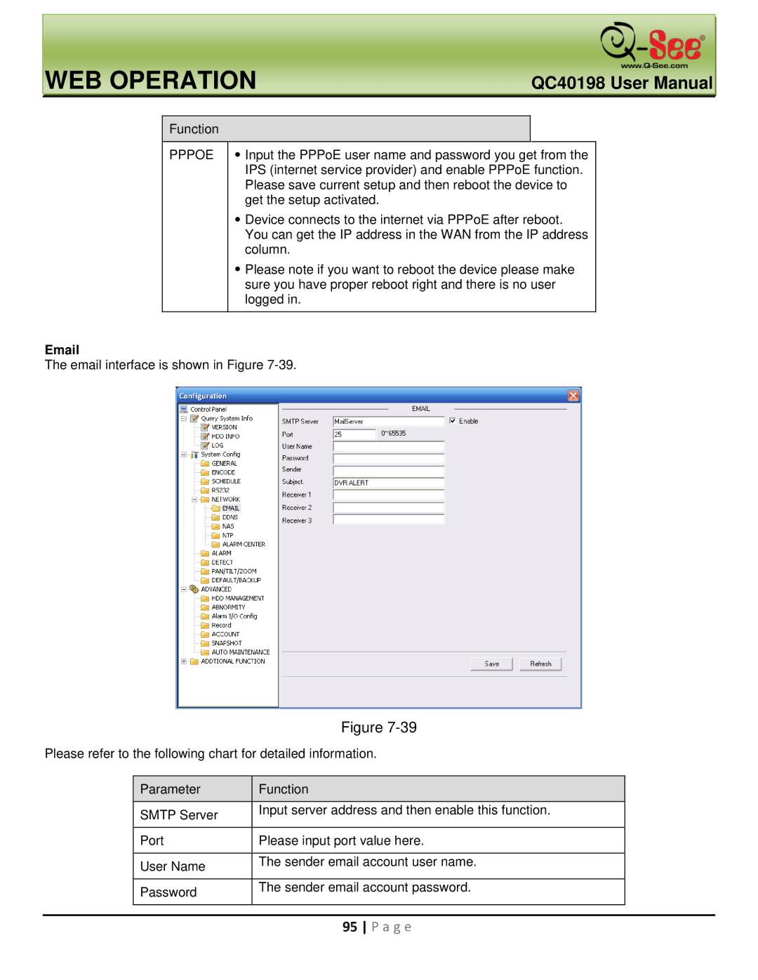 Q-See QC40198 user manual A g e 