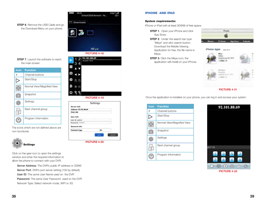 Q-See QS SERIES setup guide Iphone and Ipad, System requirements 