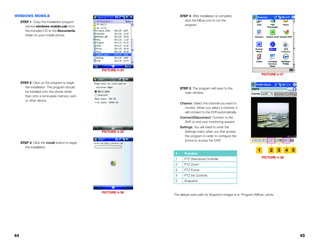 Q-See QS SERIES setup guide 3 4, Windows Mobile 