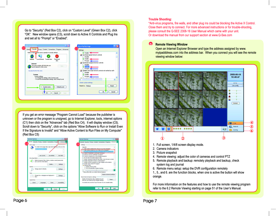 Q-See QS TD2408, QS TD2416, QS D2308L, QS D2316L manual 