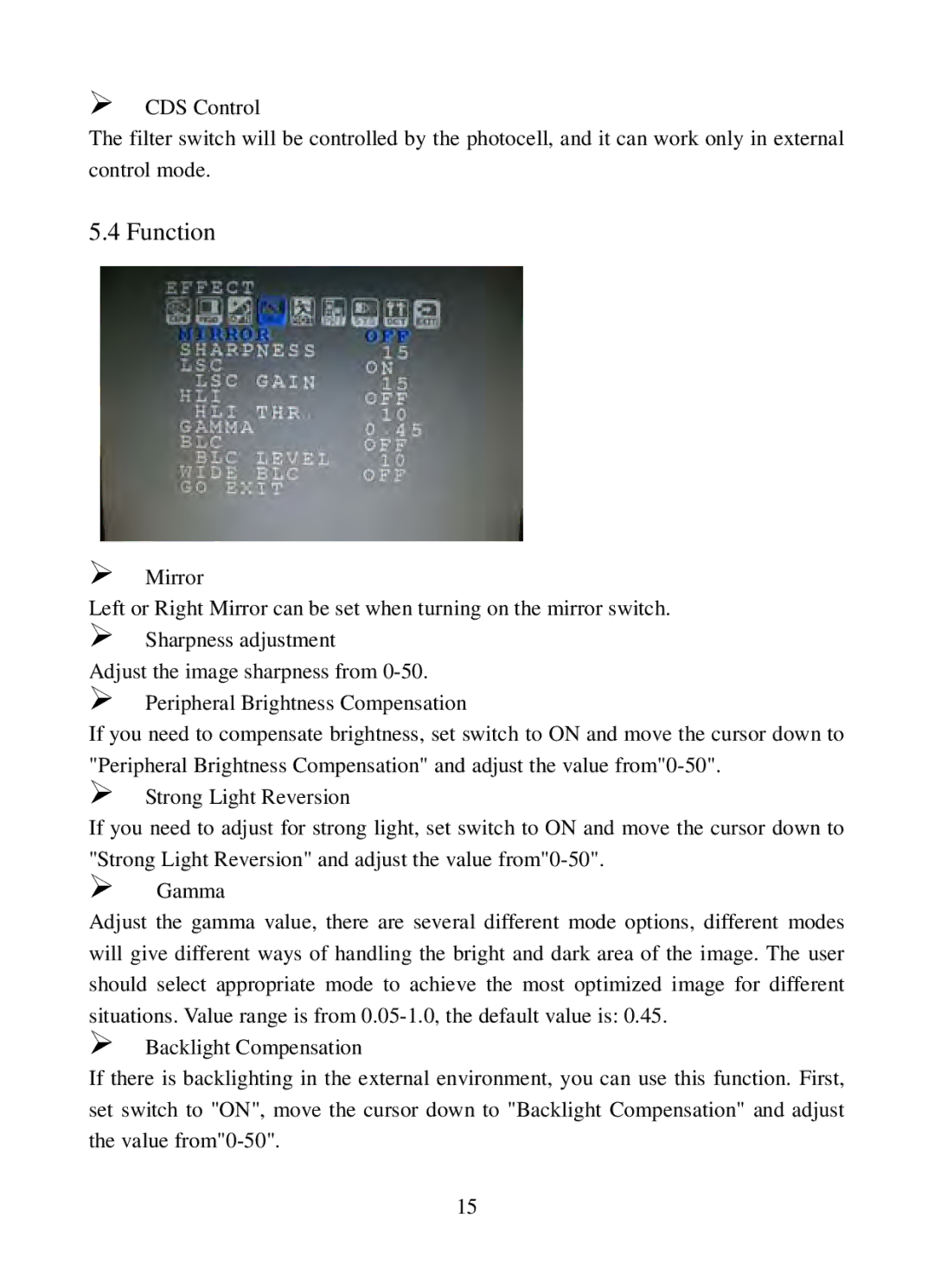 Q-See QSC13212D operation manual Function 