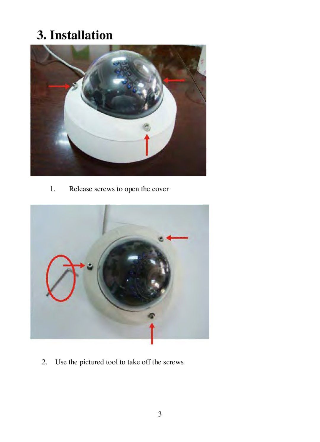 Q-See QSC13212D operation manual Installation 