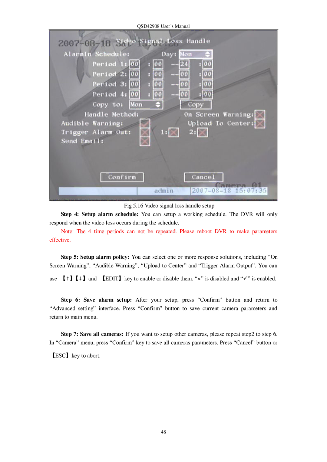 Q-See user manual QSD42908 User’s Manual 