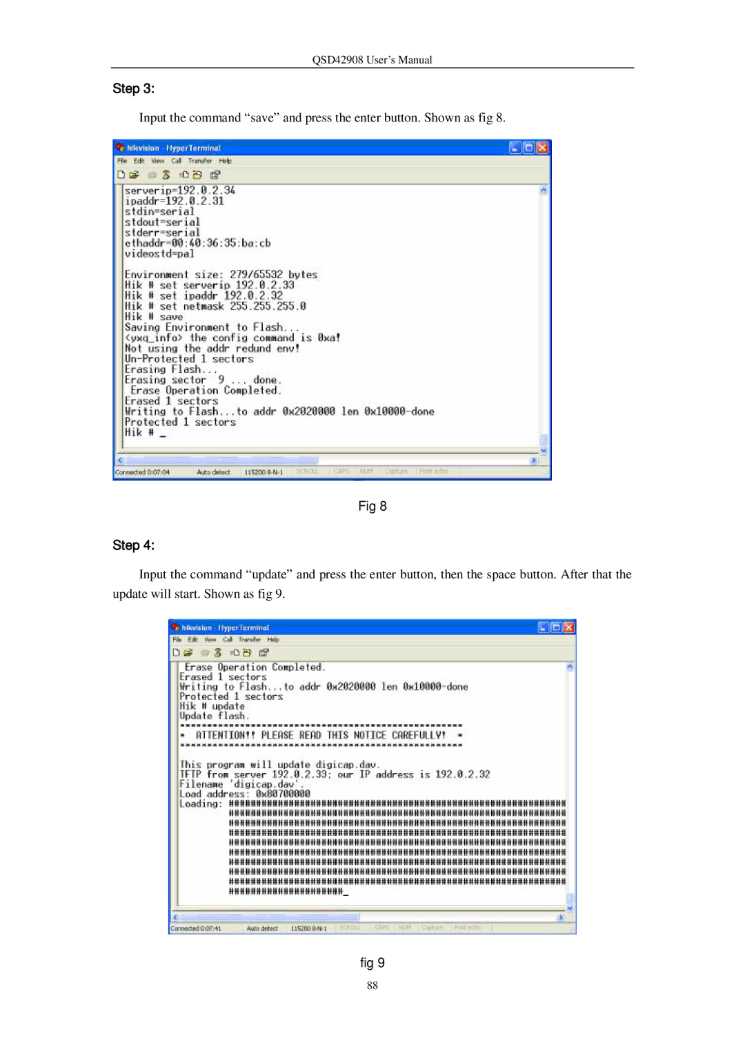 Q-See QSD42908 user manual Step 