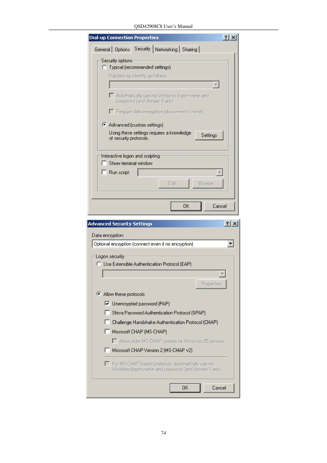 Q-See user manual QSD42908C8 User’s Manual 