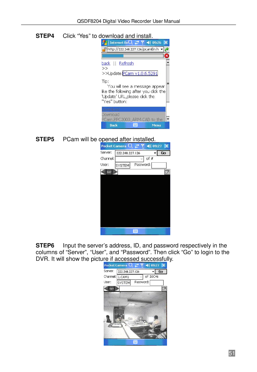 Q-See QSDF8204 user manual 