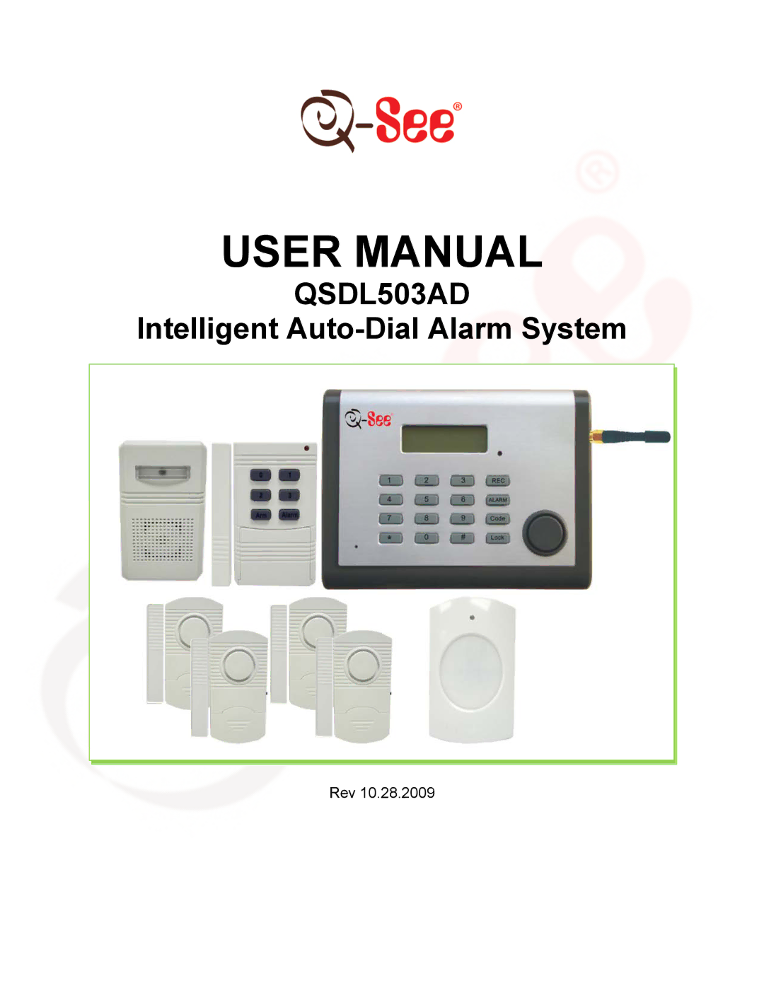 Q-See QSDL503AD user manual 