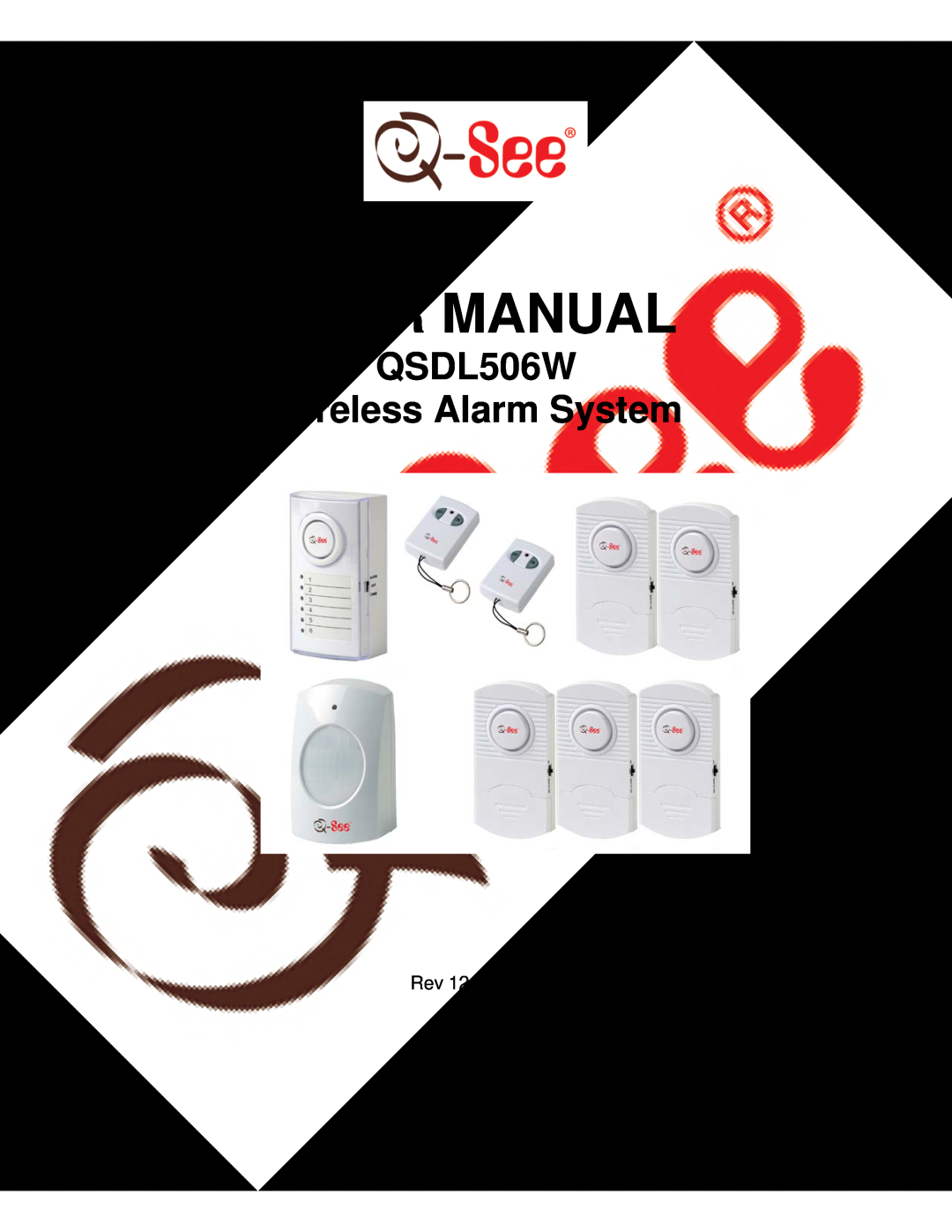 Q-See user manual QSDL506W Wireless Alarm System 