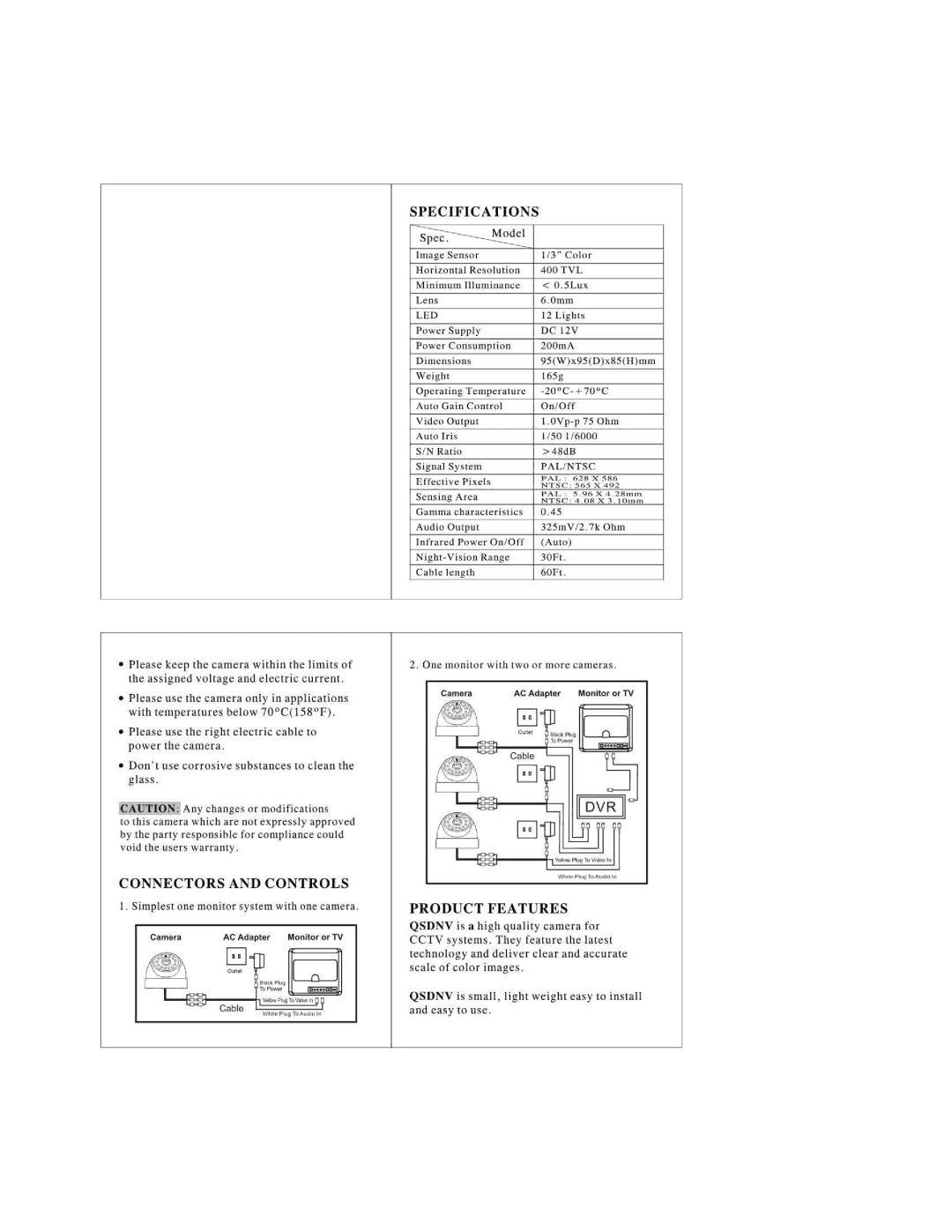 Q-See QSDNV manual 