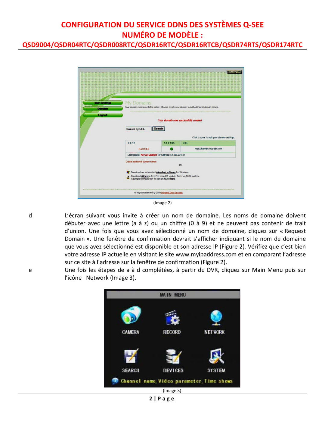 Q-See QSDR16RTCB, QSDR74RTS, QSDR174RTC, QSDR04RTC, QSDR008RTC, QSD9004 manual A g e 