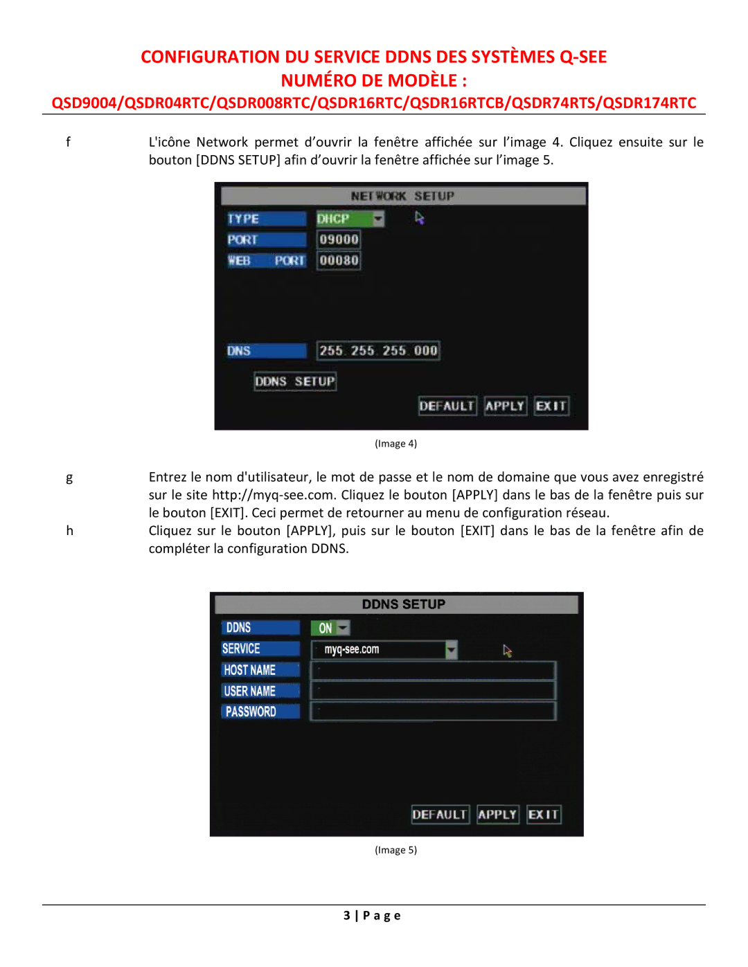 Q-See QSDR04RTC, QSDR74RTS, QSDR174RTC, QSDR16RTCB, QSDR008RTC, QSD9004 manual A g e 