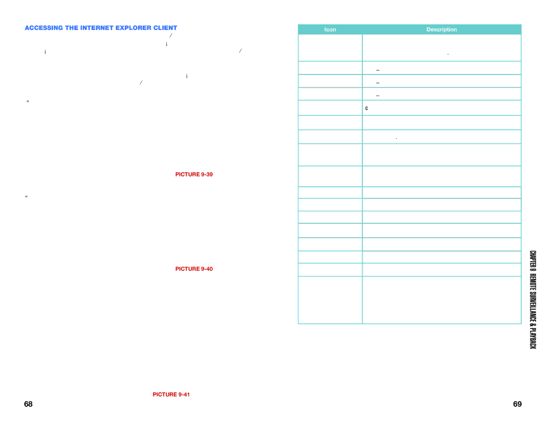 Q-See QSDT16PCRC, QSDT8PCRC, QSDT8PCDP user manual Accessing the Internet Explorer Client, Icon 