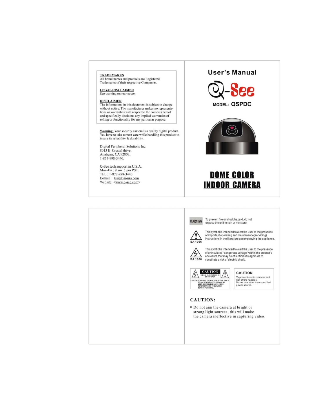 Q-See QSPDC manual 