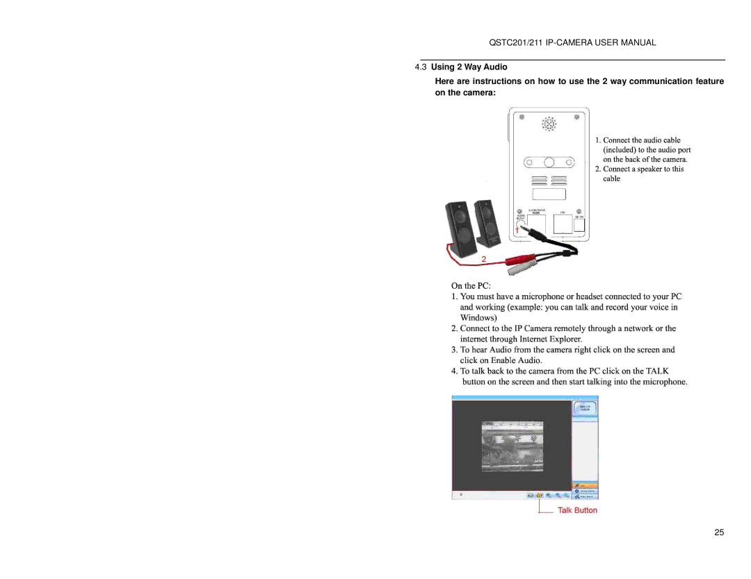 Q-See QSTC201, QSTC211 user manual 