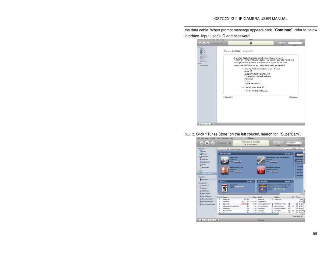 Q-See QSTC201, QSTC211 user manual Continue , refer to below 