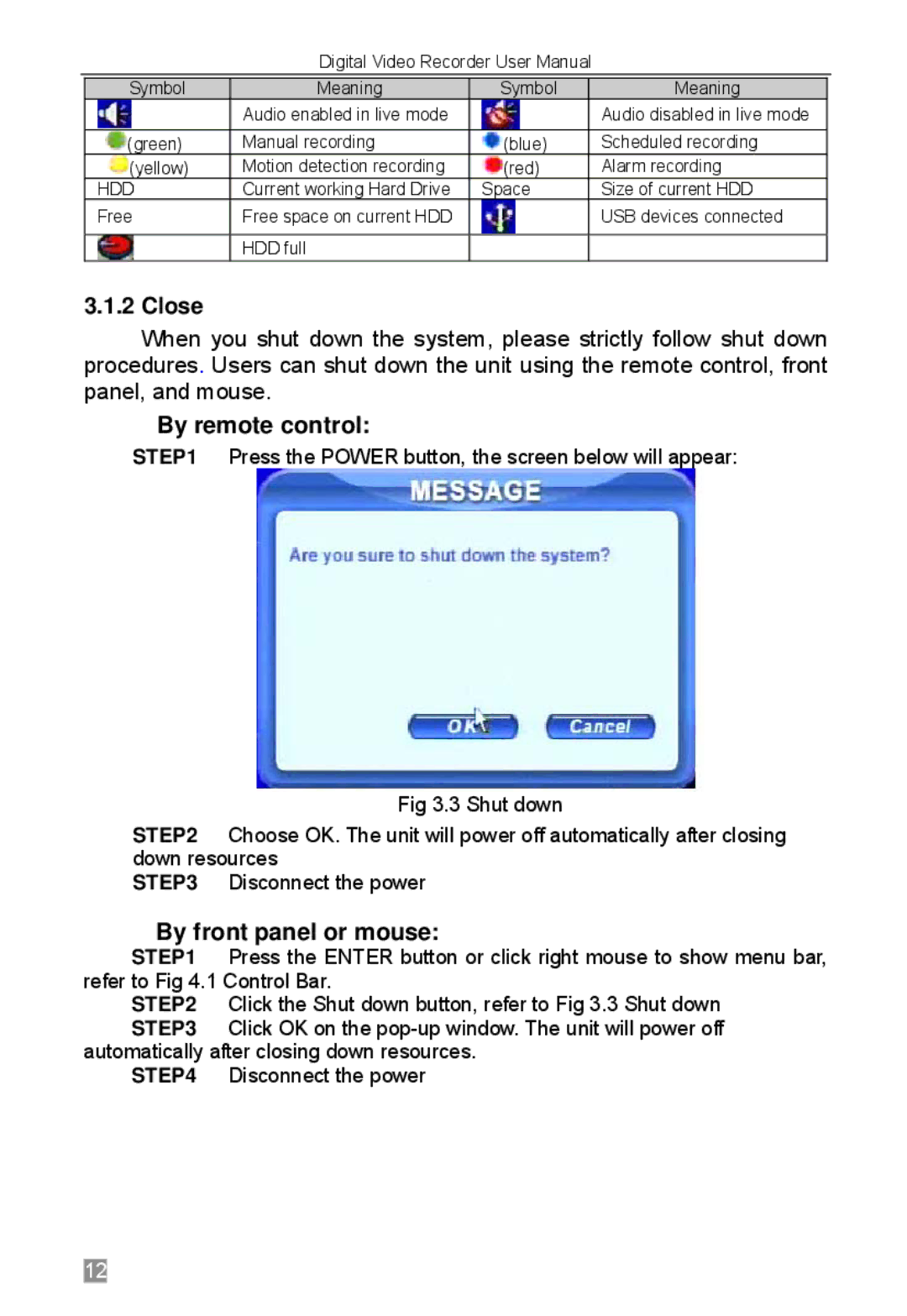 Q-See QSTD2408, QSTD2416, QSTD2404 user manual By remote control, By front panel or mouse 