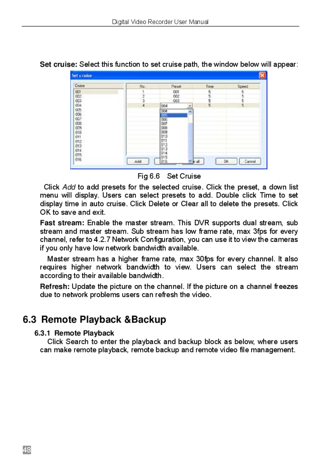 Q-See QSTD2408, QSTD2416, QSTD2404 user manual Remote Playback &Backup 