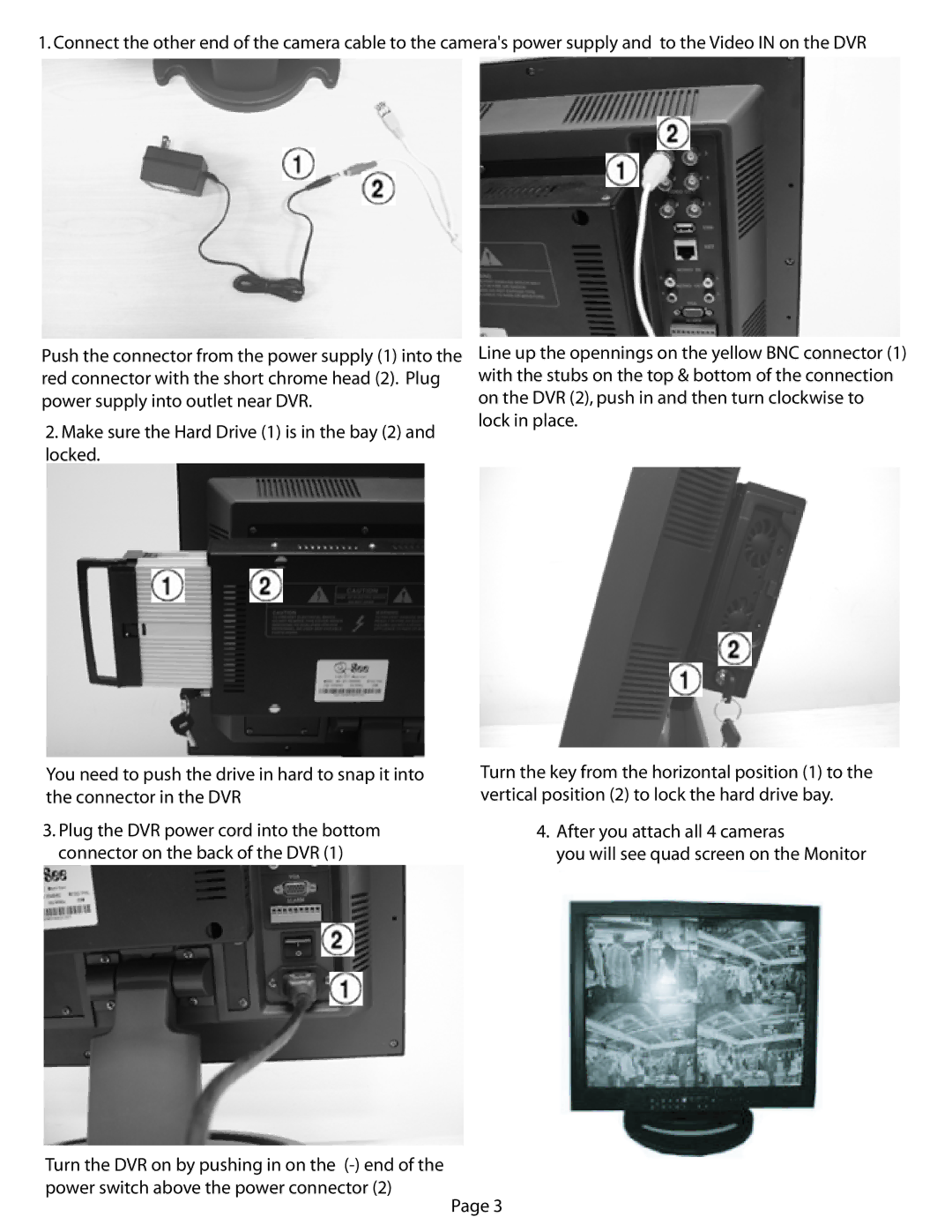 Q-See QT17DVR4C manual 