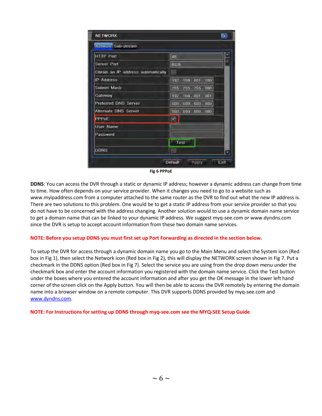 Q-See QT4 setup guide ~ 6 ~ 