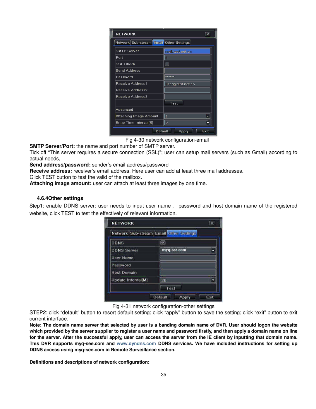 Q-See QT528 user manual 4Other settings 