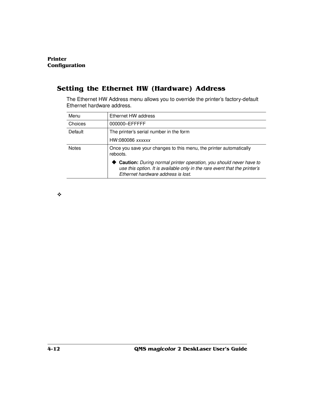 QMS 1800486-001C, QMS magicolor 2 DeskLaser manual 87!9 