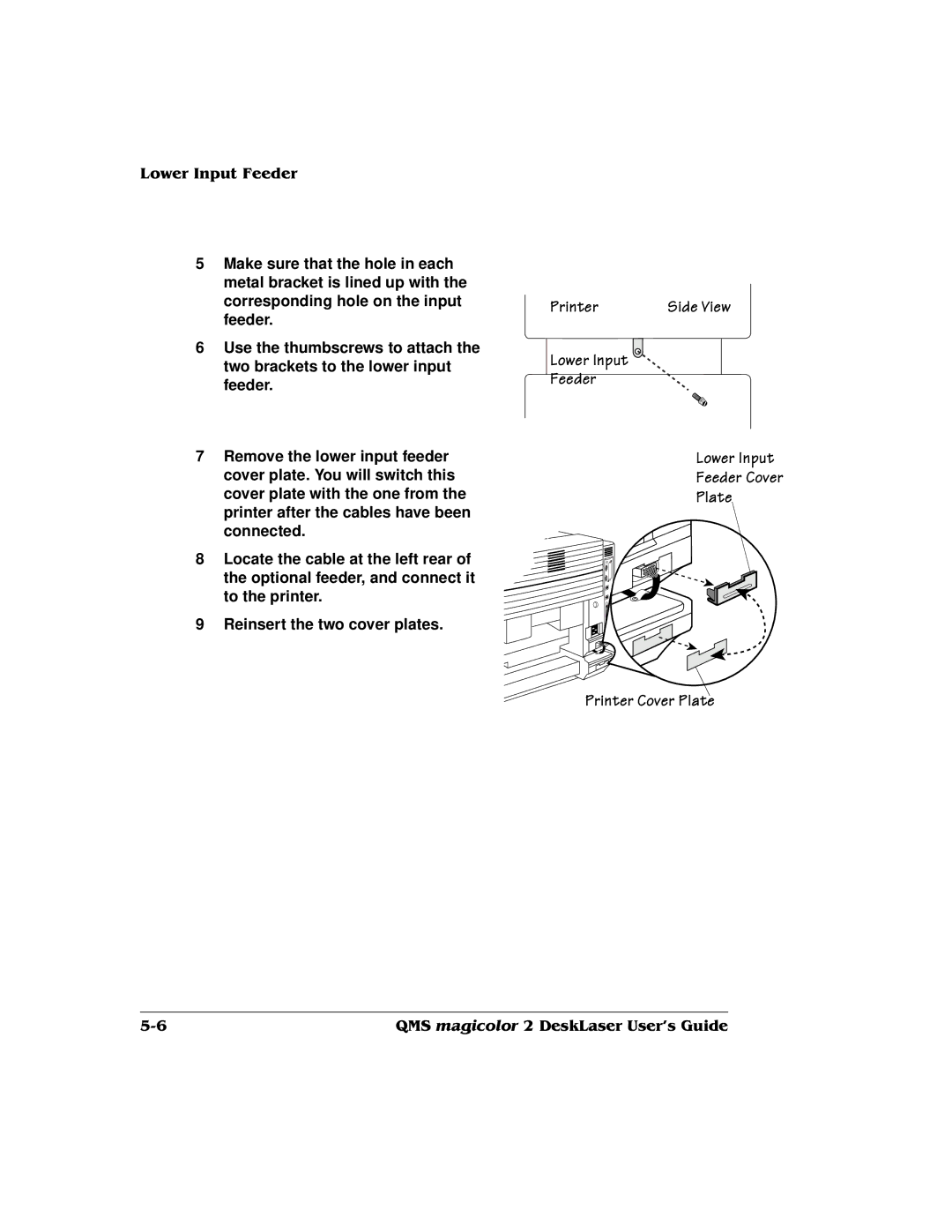 QMS 1800486-001C, QMS magicolor 2 DeskLaser manual 