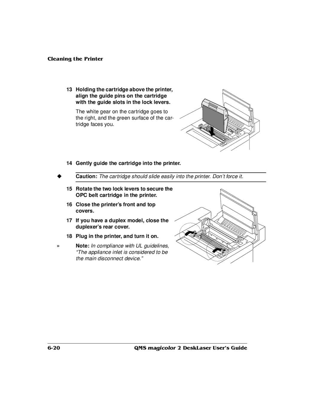 QMS 1800486-001C, QMS magicolor 2 DeskLaser manual 