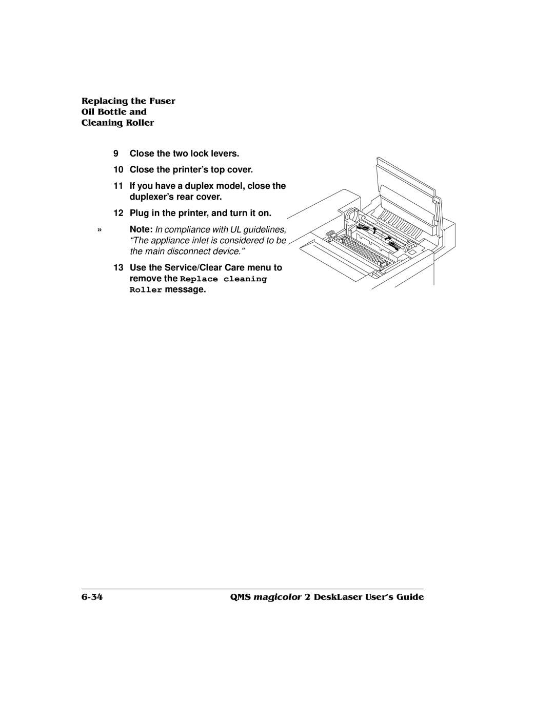 QMS 1800486-001C, QMS magicolor 2 DeskLaser manual #$= 