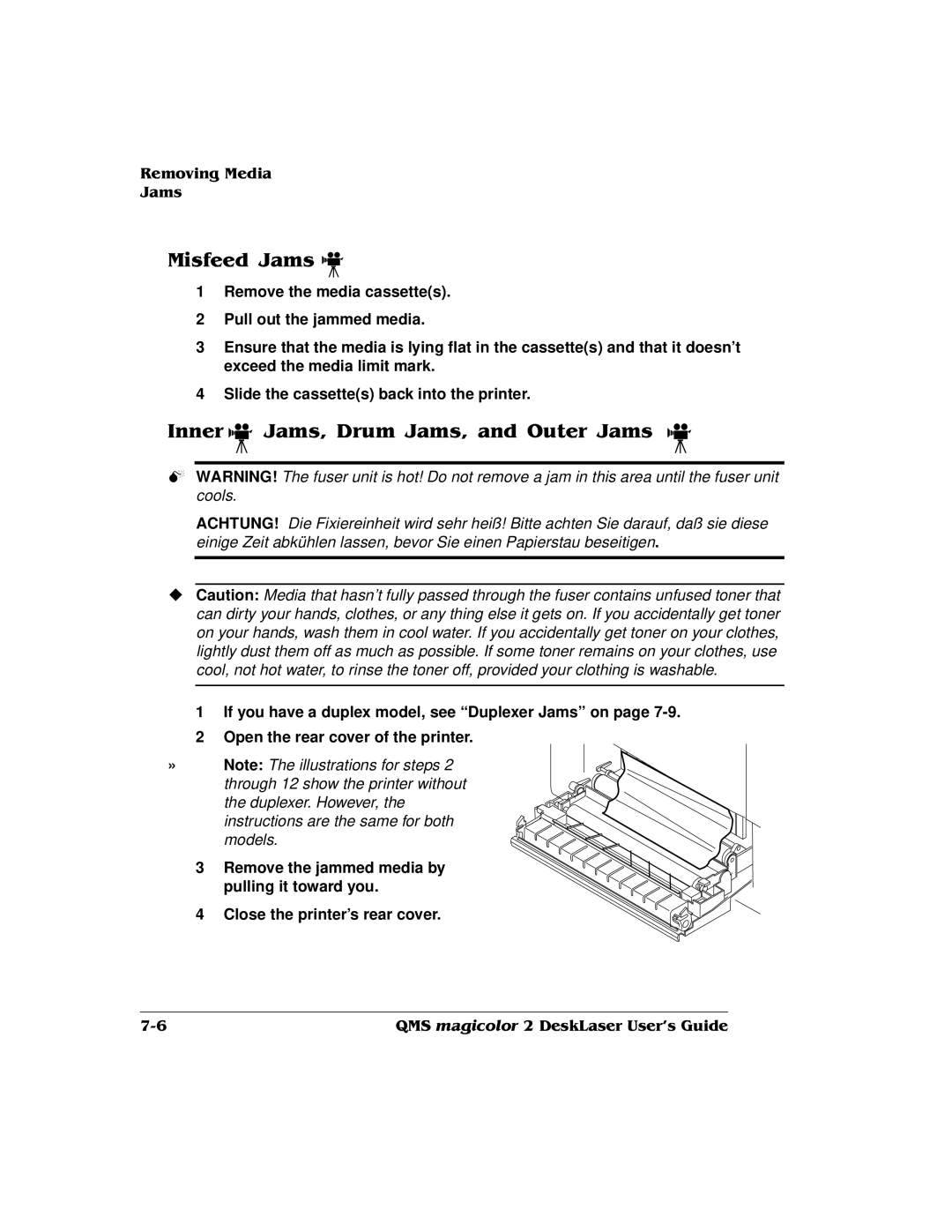 QMS 1800486-001C, QMS magicolor 2 DeskLaser manual 