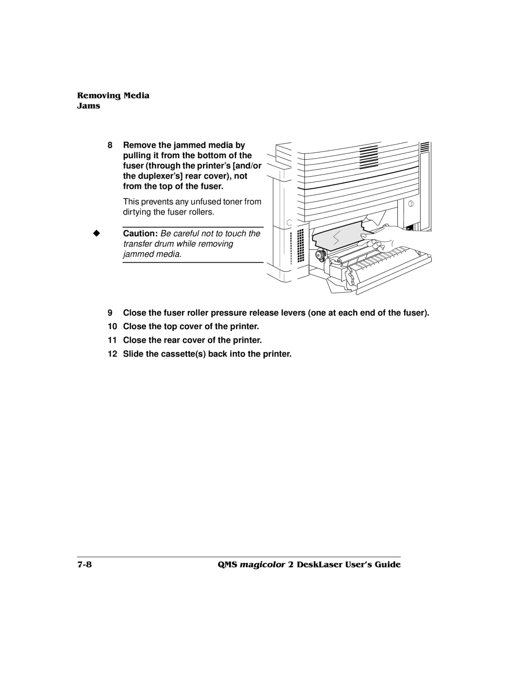 QMS 1800486-001C, QMS magicolor 2 DeskLaser manual 