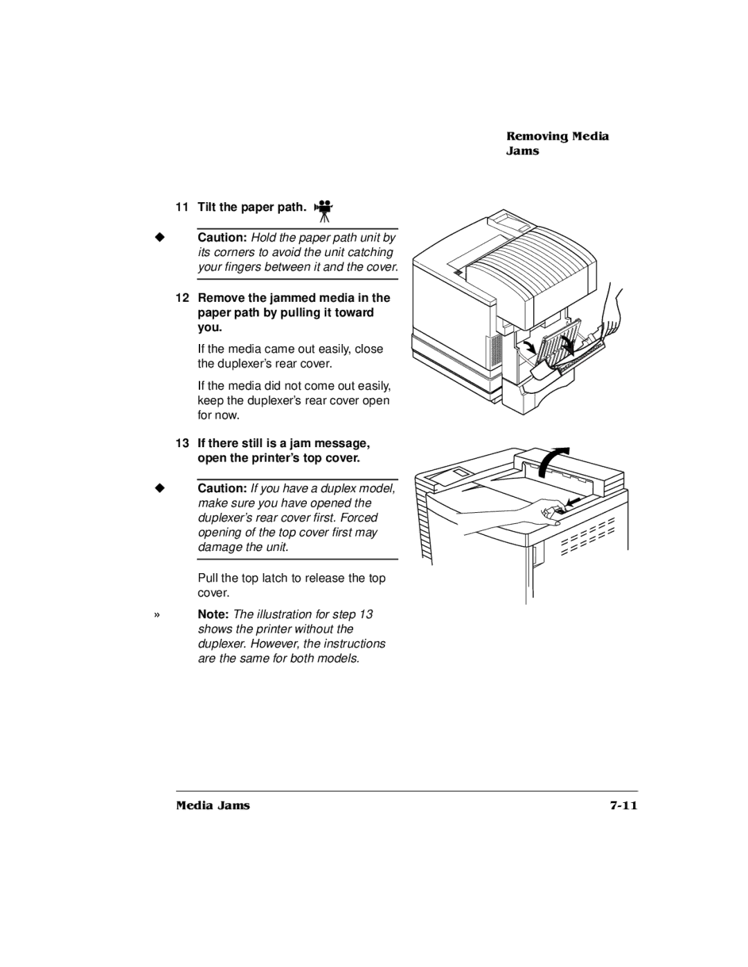 QMS QMS magicolor 2 DeskLaser, 1800486-001C manual Tilt the paper path 