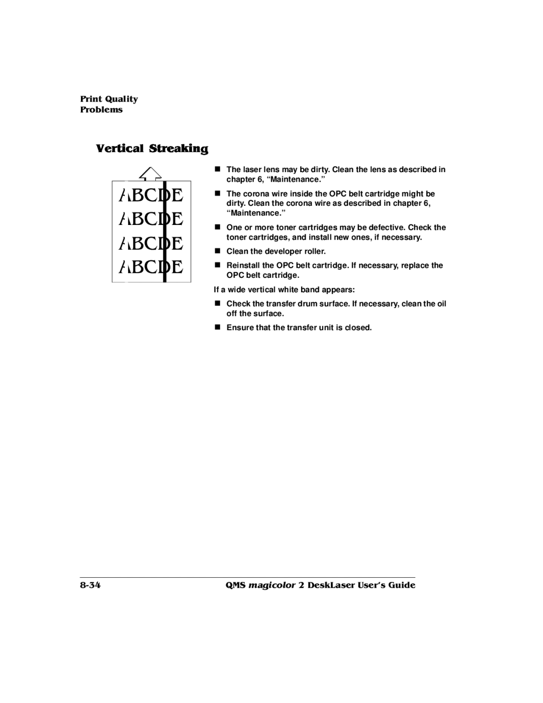 QMS 1800486-001C, QMS magicolor 2 DeskLaser manual =.1 