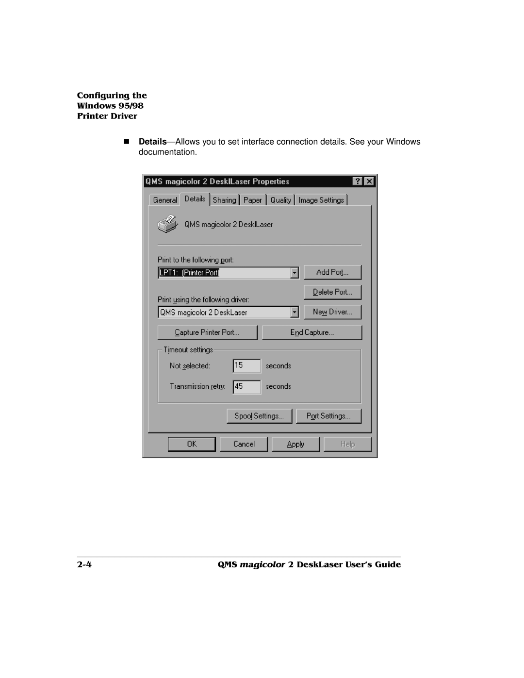 QMS 1800486-001C, QMS magicolor 2 DeskLaser manual 