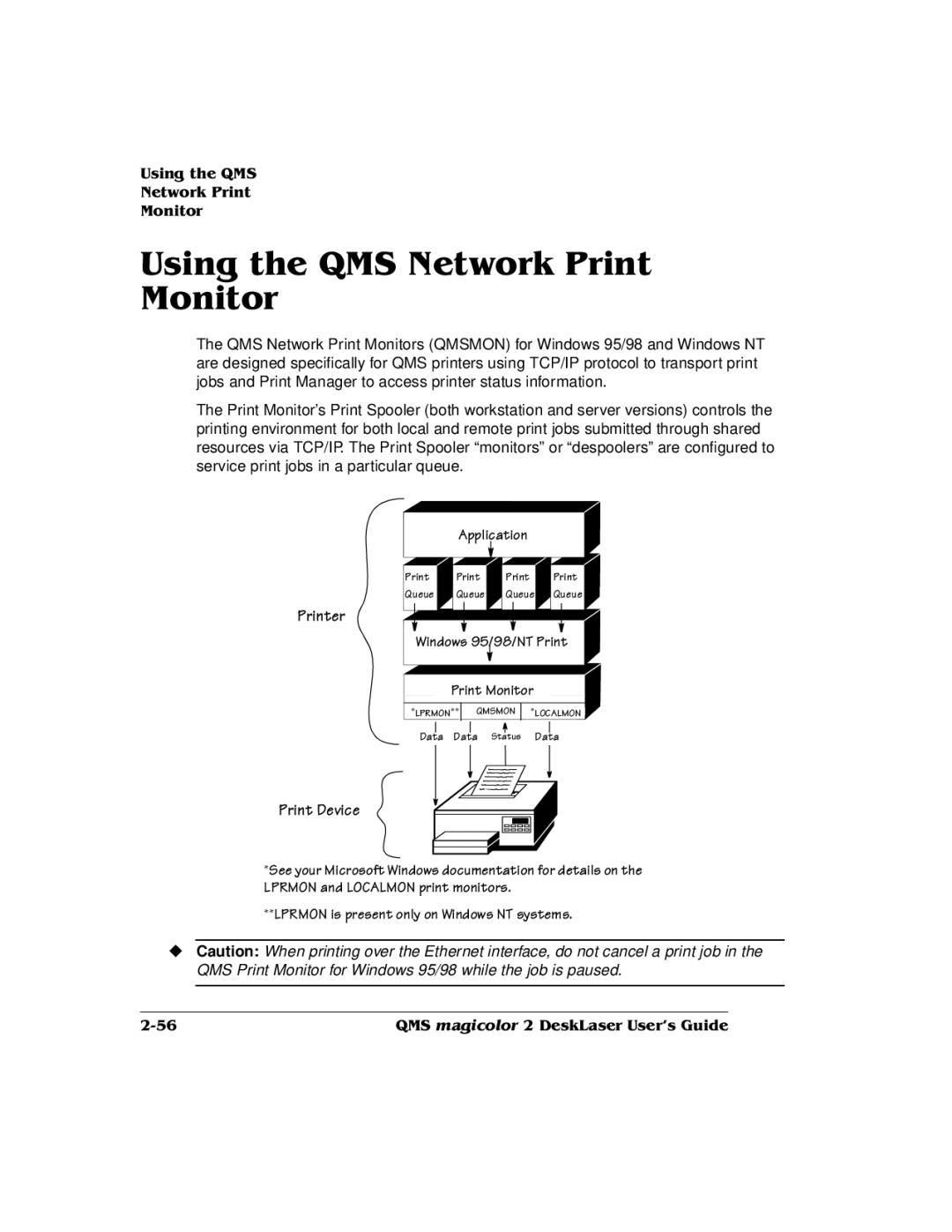 QMS 1800486-001C, QMS magicolor 2 DeskLaser manual # $ 